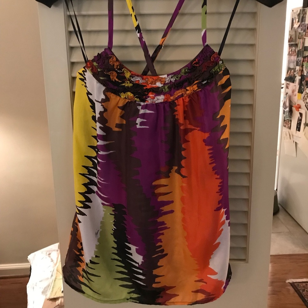 Trina Turk Silk Tank Top